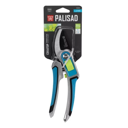 Секатор прямого реза  Palisad, 215 мм, регулировка захвата, трехкомпонентные рукоятки, LUXE, 60460 купить в Надыме