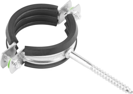 ЗУБР. Хомут трубный оцинкованный, с шурупом, 1 1/2", 50шт 37854-48-53-50 купить в Надыме