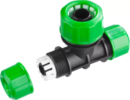 Тройник цанговый (шланг-шланг-шланг), РОСТОК 426370, 1/2" х 1/2" х 3/4" 426370 купить в Надыме