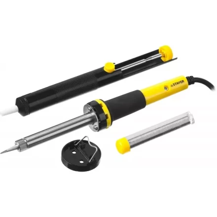 Набор STAYER "PROFI" для паяльных работ, 55300 +шприц + подставка + припой, 40 Вт 55316-40-H4 купить в Надыме