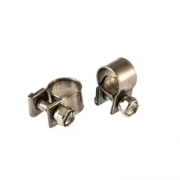 Хомуты металлические MINI 9-11 мм ширина 9 мм, винтовой W4 2 шт Сибртех 475023