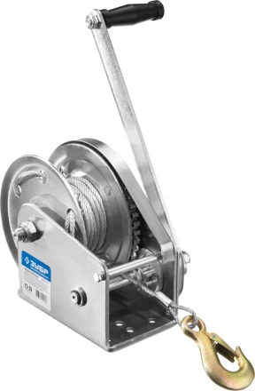 Лебедка ручная барабанная ЗУБР "ПРОФЕССИОНАЛ", подъемная, тросовая, 0,9т, 8м 43117-0.9 купить в Надыме