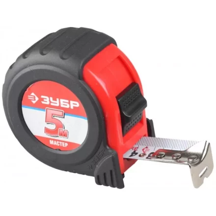 Рулетка ЗУБР "МАСТЕР", обрезиненный корпус, 5мх25мм 34055-05-25_z01 купить в Надыме