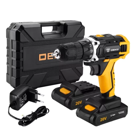 Дрель аккумуляторная DEKO DKCD20FU-Li SET3, 063-4172 купить в Надыме