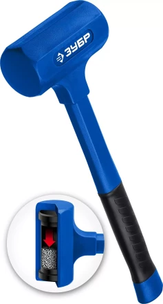 ЗУБР БМО, 57 мм, 1350 г, безынерционный молоток, Профессионал (2049-1350) купить в Надыме