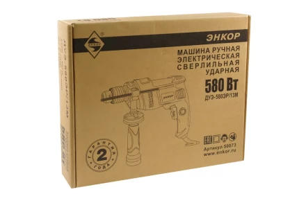 Дрель ударная ДУЭ-580ЭР/13М 50073 купить в Надыме