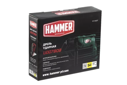 Дрель ударная HAMMER UDD780B купить в Надыме