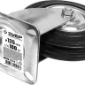 ЗУБР d 125 мм, г/п 100 кг, игольчатый подшипник, резина/металл, поворотное колесо, Профессионал (30936-125-S) купить в Надыме