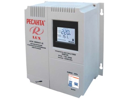 Стабилизатор АСН-3000Н/1-Ц Ресанта Lux купить в Надыме