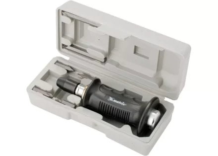 Отвертка ударно-поворотная 1/2", набор бит, 6 шт., черная ручка ПРОФИ, в пласт. боксе MATRIX 11561 купить в Надыме