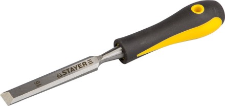 Стамеска с двухкомпонентной ручкой, 16мм, STAYER Profi 18205-16 купить в Надыме