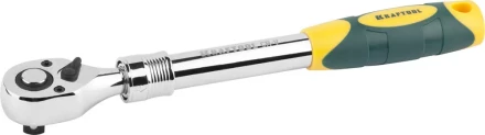 Трещотка для торцовых головок KRAFTOOL "PRO", телескопическая, Сr-V сталь, 72 зубца, 1/2" 27798-1/2 купить в Надыме