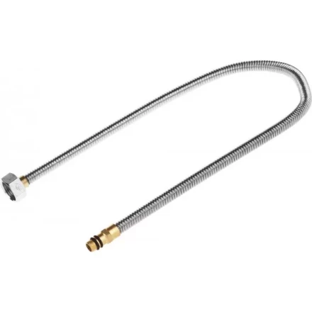Подводка ЗУБР "ЭКСПЕРТ" сильфонная из нержавеющей стали, для смесителя, укороченная, г/ш (гайка-штуцер), 1/2", 0,6м 51012-060 купить в Надыме