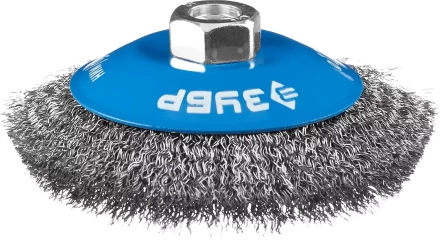ЗУБР &quot;ПРОФЕССИОНАЛ&quot;. Щетка коническая для УШМ, витая стальная проволока 0,3мм, 100ммхМ14 35265-100_z02 купить в Надыме