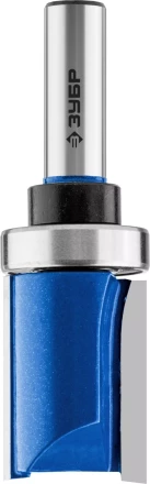 ЗУБР 28.6 x 38 мм, хвостовик 12 мм, фреза пазовая прямая с верхним подшипником, Профессионал (28756-28.6-38-12) купить в Надыме