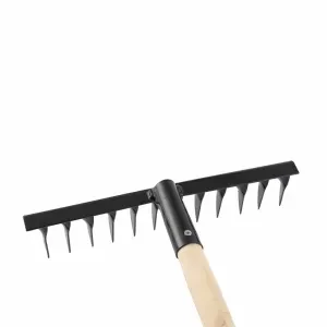 Грабли 12-зубые,320мм,с черенком,витые СИБРТЕХ 61744 купить в Надыме