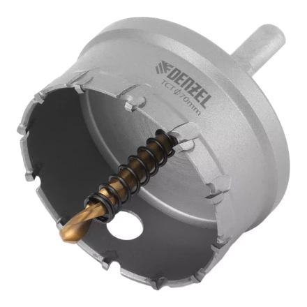 Коронка по металлу твердосплавная, 70 мм Denzel 724020 купить в Надыме