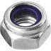 Гайка DIN 985 с нейлоновым кольцом, M10, 4 шт, кл. пр. 6, оцинкованная, ЗУБР 303586-10 купить в Надыме
