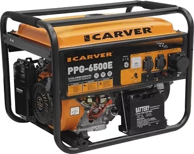 Генератор бензиновый CARVER PPG- 6500Е LT-188F купить в Надыме