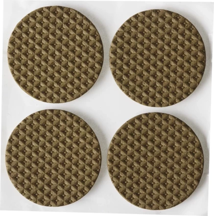 Накладки STAYER "COMFORT" на мебельные ножки, самоклеящиеся, ЭВА, коричневые, круглые - диаметр 35 мм, 4 шт 40914-35 купить в Надыме