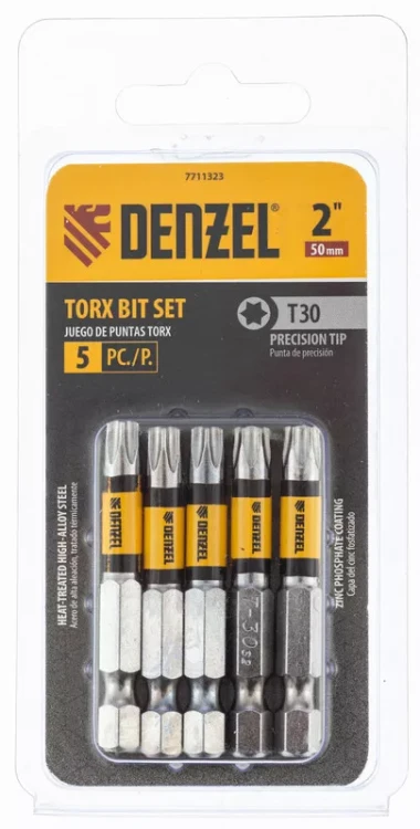 Бита T30x50, 5 шт. Denzel 7711323 купить в Надыме
