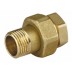 Соединитель GENERAL FITTINGS прямой с накидной гайкой, латунь, г/ш, 1/2&quot; 51037-G/S-1/2 купить в Надыме