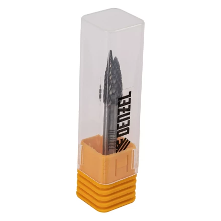 Борфреза по металлу твердосплавная Denzel, параболическая заостренная, тип-G, 8 мм, 72047 купить в Надыме