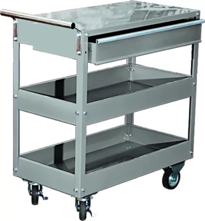 Тележка инструментальная 737 х 383 х 668 мм 3-секционная с ящиком  MATRIX 567345 купить в Надыме