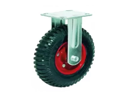 Колесо литое резиновое 160 мм PF160 с протектором и кронштейном 1031460 купить в Надыме