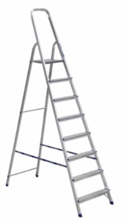 Стремянка алюминиевая односторонняя TOR SL8 1006536 купить в Надыме