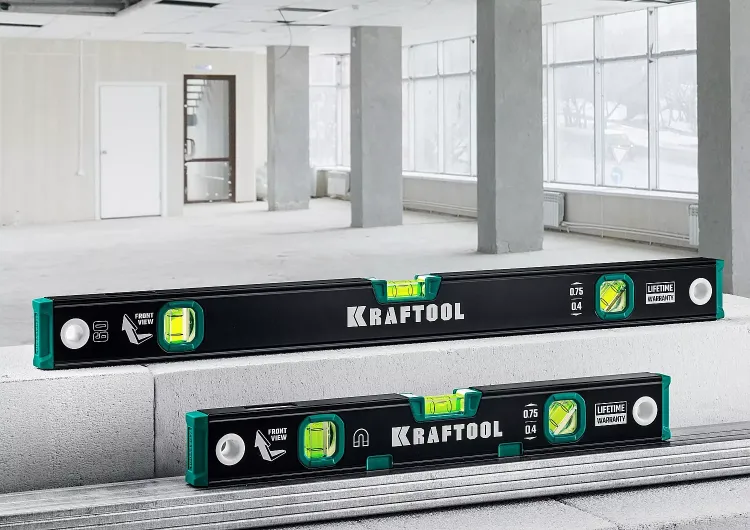 Профессиональный уровень с зеркальным глазком KRAFTOOL 34781-150 купить в Надыме