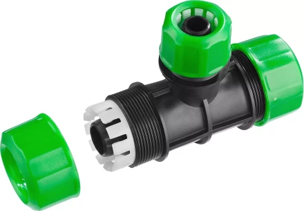 Тройник цанговый (шланг-шланг-шланг), РОСТОК 426371, 1/2" х 3/4" х 3/4" 426371 купить в Надыме