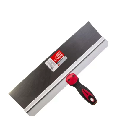 Шпатель фасадный из нержавеющей стали, 450 мм, двухкомпонентная ручка, широкое полотно Matrix 85543 купить в Надыме