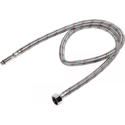 Подводка гибкая STAYER для воды, к смесителям, оплетка из нержавеющей стали, удлиненная, г/ш 1/2"-1м 51017-100 купить в Надыме