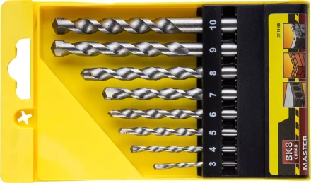 Набор STAYER "MASTER": Сверла по бетону 3, 4, 5, 6, 7, 8, 9, 10мм, 8шт 29111-H8 купить в Надыме