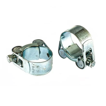 Хомуты металлические силовые 26-28 мм ширина 18 мм шарнирный W1 2 шт Сибртех 47509 купить в Надыме