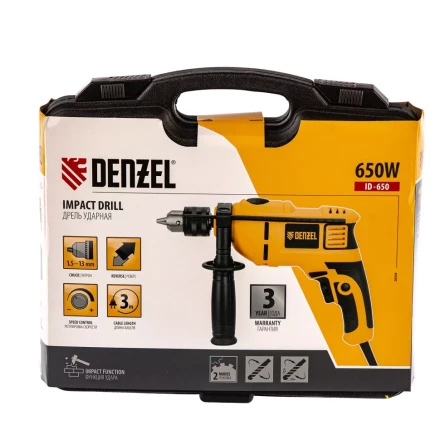 Дрель ударная ID-650 Denzel 26304 купить в Надыме