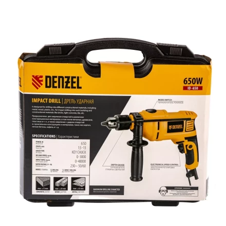 Дрель ударная ID-650 Denzel 26304 купить в Надыме