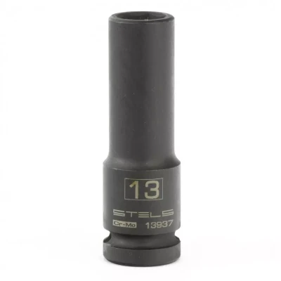 Головка ударная удлиненная шестигранная 13 мм 1/2" CrMo Stels 13937