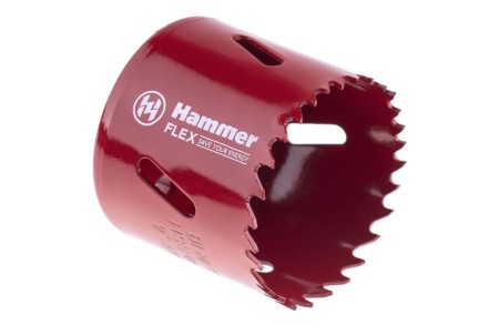 Коронка биметаллическая HAMMER Ф51х38мм 5/8&quot; BiMETALL (224-010) купить в Надыме