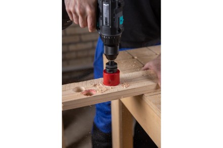 Коронка биметаллическая HAMMER Ф51х38мм 5/8&quot; BiMETALL (224-010) купить в Надыме