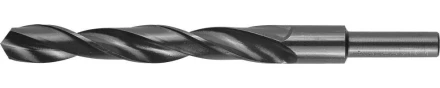 Сверло ЗУБР "ТЕХНИК" по металлу парооксидированное, быстрорежущая сталь, с проточенным хвостовиком, 15х169мм, 1шт 4-29605-169-15 купить в Надыме