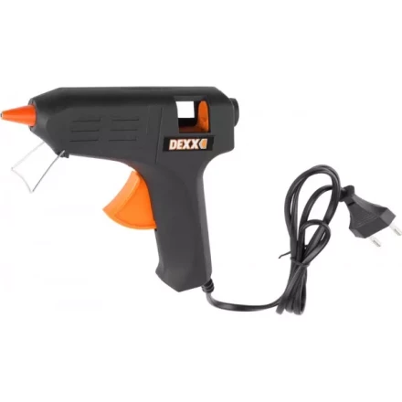 Пистолет DEXX клеевой (термоклеящий) электрический, 40Вт/220В, 11мм 06803-40-11 купить в Надыме