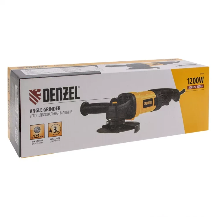 Угловая шлифовальная машина Denzel AGH125-1200A 26909 купить в Надыме