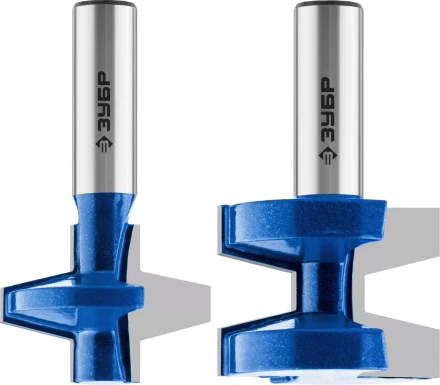 ЗУБР 38.1 x 28.6 мм, хвостовик 12 мм, набор фрез пазо-шиповых, Профессионал (28731-38.1-H2) купить в Надыме