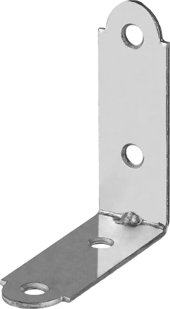 ЗУБР УМ-1.5, 40 x 40 x 17 x 1.5 мм, белый цинк, узкий мебельный уголок (31032-40) купить в Надыме