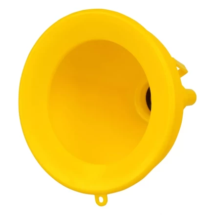 Воронка пластиковая 135 мм с металлическим ситом, гибким наконечником и непроливайкой Denzel 537210 купить в Надыме