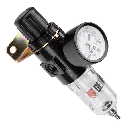 Фильтр-регулятор Denzel FR1500, 10 бар, 1500 л/мин, 1/4", 57459 купить в Надыме