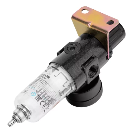 Фильтр-регулятор Denzel FR1500, 10 бар, 1500 л/мин, 1/4", 57459 купить в Надыме