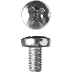 Винт ЗУБР "МАСТЕР" DIN 7985, класс прочности 4.8, оцинкованный, M6x12мм, 5кг 303150-06-012